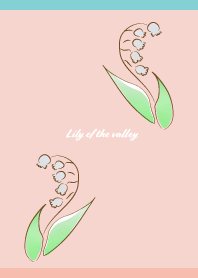Pretty Lily of the Valley on P&B