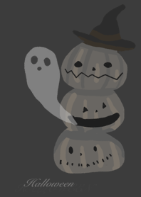 Dark black Halloween