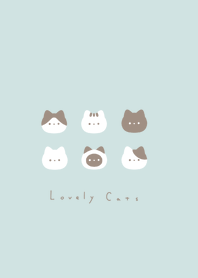 貓臉 :light  blue.