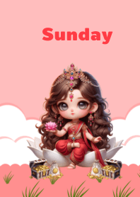Lakshmi birthday color Red