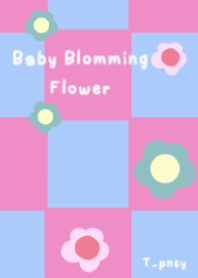 Baby blomming flower