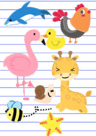 Animals Crayon On paper