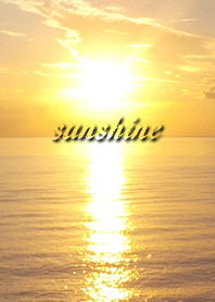 癒される風景☆橙色に染まる夕暮れ時の海☆