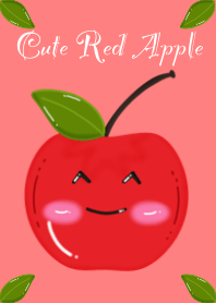 Cute Red Apple