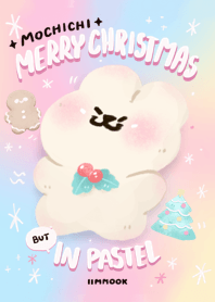 Merry Christmas but in pastel rainbow