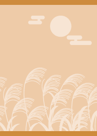 Autumn Full Moon on brown