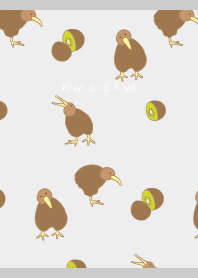 Kiwi and Kiwi2 on gray