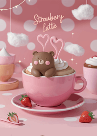 Strawberry Latte(3D)