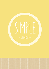 SIMPLE -Lemon Yellow-