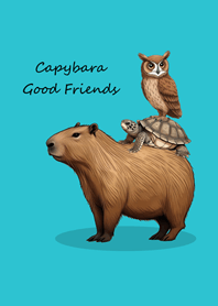 คาปิบาร่าเพื่อนรัก(สีฟ้ามิ้นท์)