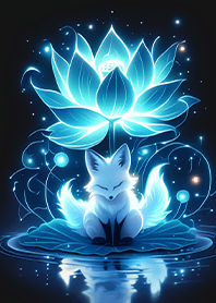 Slumbering lotus nine-tailed fox JP