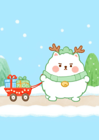 Christmas Warm cat V3