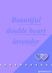 Beautiful double heart lavender