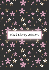 Black cherry blossoms