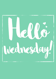 Hello Wednesday!!