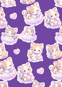Cat Paradise purple