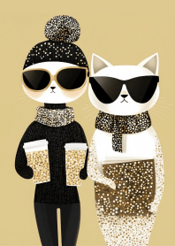 Golden Glitter: Shades & Style X