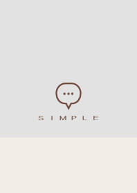 SIMPLE(beige gray)V.1390b