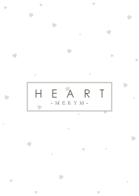 HEART-GRAY SIMPLE 8