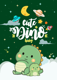 Dinosaur Baby Night Green