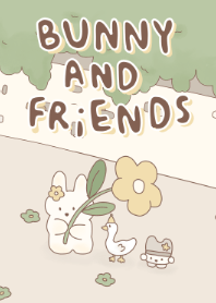 bunny and cutie friends