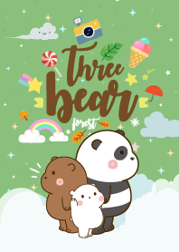 Kawaii Cute Bear forest