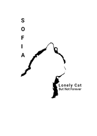 lonely cat (white)