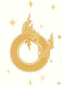 บ่วงนาคบาศ พญานาค สีทอง