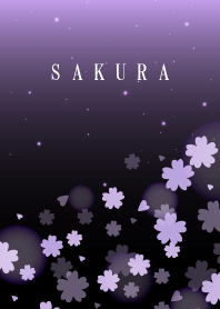 Cherry blossoms at night....