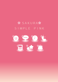 simple pink cherry blossom
