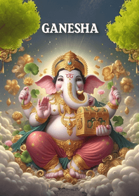 พระพิฆเนศและโคลเวอร์นำโชค 01