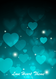 Love Heart Theme -EMERALD BLUE- #cool