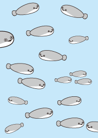 たくさんサカバンバスピス着せかえ　青色