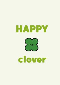 happy_four leafclover(yellowgreen)