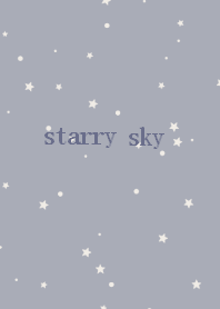 starry sky(dustyblue)
