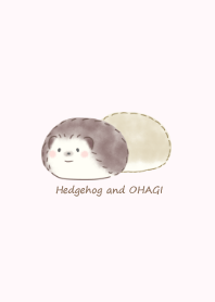 Hedgehog and Ohagi -pink-