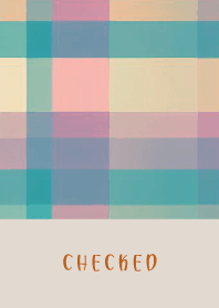 CHECKED GREEN PINK - BROWN 5