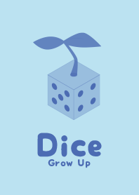 Dice Grow up  Baby blue