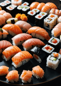 Celebrate with sushi-I LOVE SUSHI