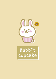 Rabbit cupcake <Sunflower> yellow