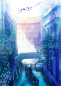青い風景（ベネチア）