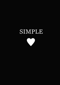 SIMPLE HEART :)black