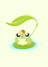 The Lovely Green Frog