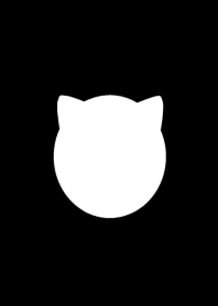 simple eggcat(black)
