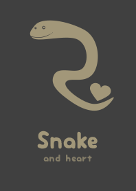 Snake & heart kurogakiiro