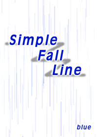 Simple Fall Line (blue)