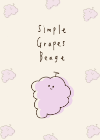 simple grapes beige.