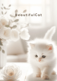 Beautiful Cat-LOVE FLOWER 11