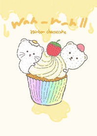 Wah-Wah 2 : rainbow cheesecake
