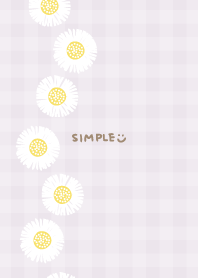 Chamomile Left Column Check24 from Japan